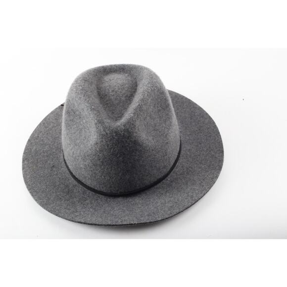 Brixton Women’s Welsey Fedora Hat Gray Wool Medium Classic Chic Style Size M main image 5